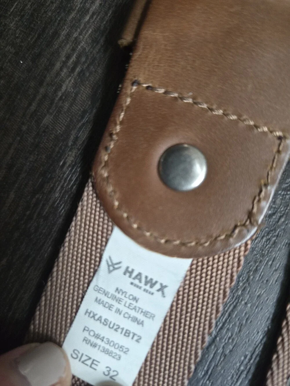 Hawx web belt